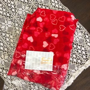LuLaRoe Tall & Curvy Leggings Valentine Heart NWT